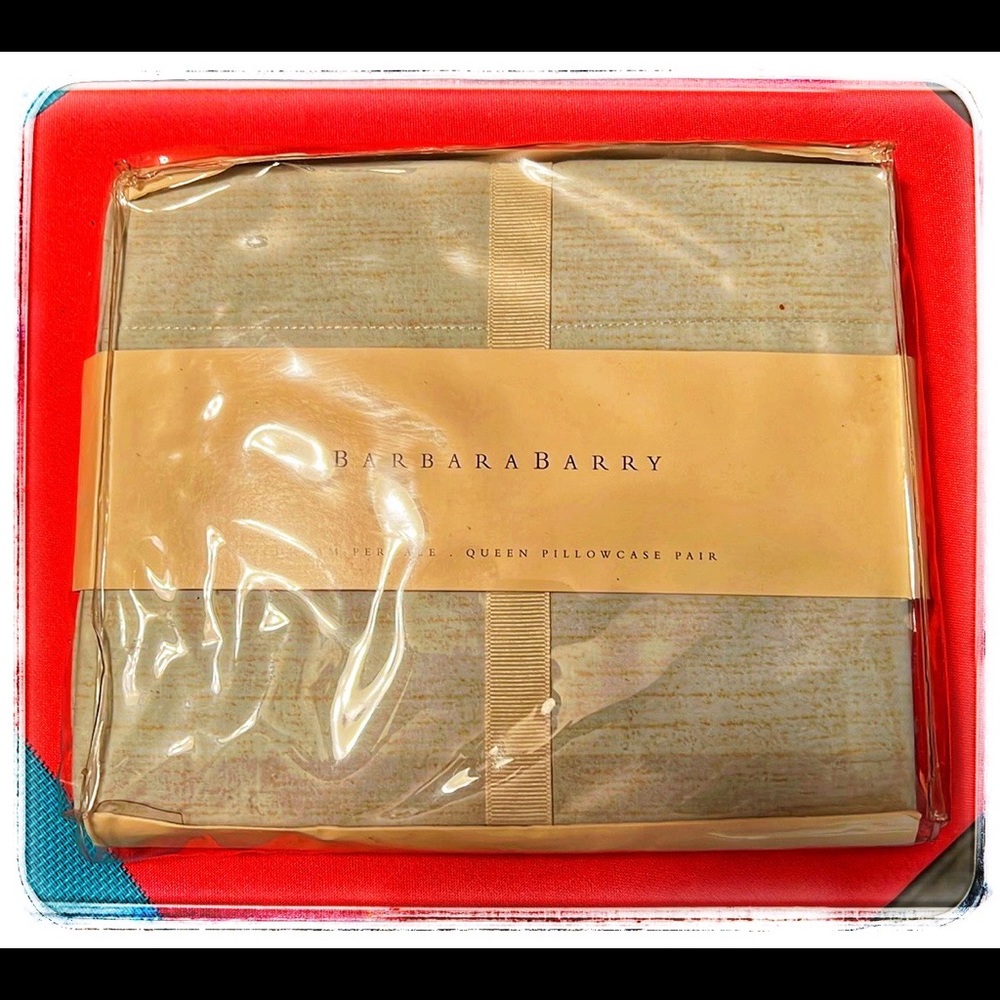 Brand New Barbara Barry Dream Queen Size Pillow Cases.